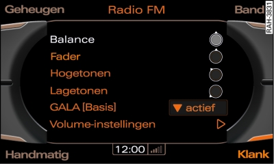 Balance kiezen